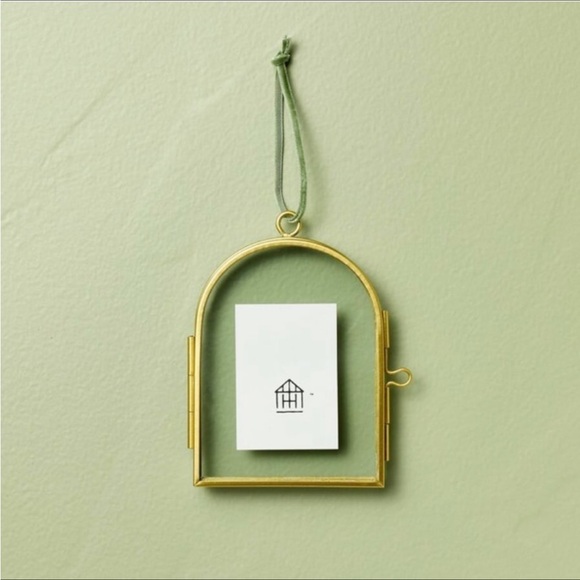 4 Arched Photo Frame Christmas Tree Ornament - Hearth & Hand™ with Magnolia - Picture 2 of 4